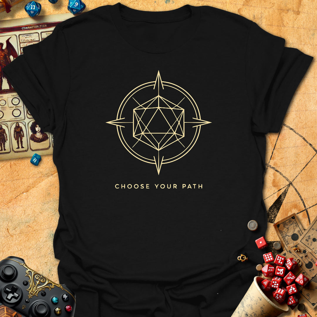 Choose Your Path Tee Gift For Tabletop Gamer