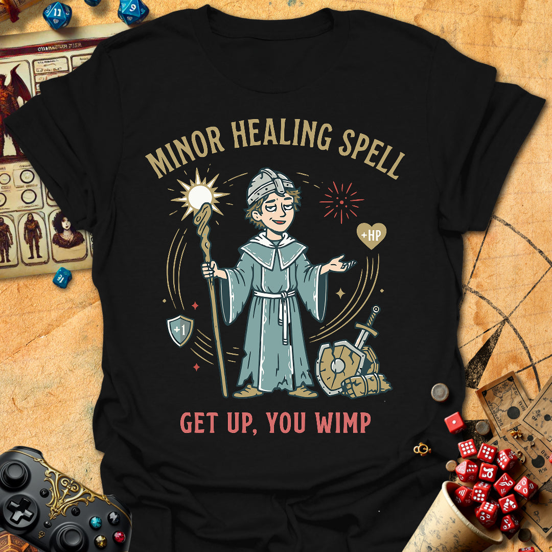 Get Up Wimp Tee Gift For Tabletop Gamer