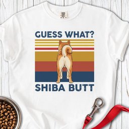 Shiba Butt Premium Tee Gift For Dog Lover