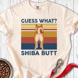 Shiba Butt Premium Tee Gift For Dog Lover