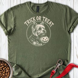 Yorkshire Terrier Trick Or Treat T Shirt Gift For Dog Lover