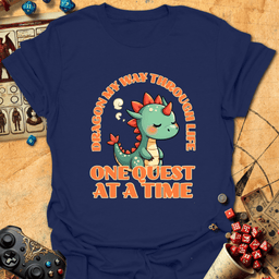 Dragon My Way Tee Gift For Tabletop Gamer