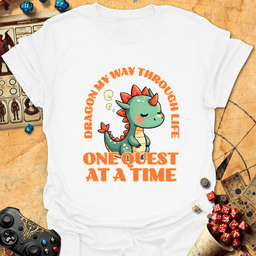 Dragon My Way Tee Gift For Tabletop Gamer