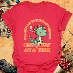 Dragon My Way Tee Gift For Tabletop Gamer