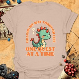 Dragon My Way Tee Gift For Tabletop Gamer