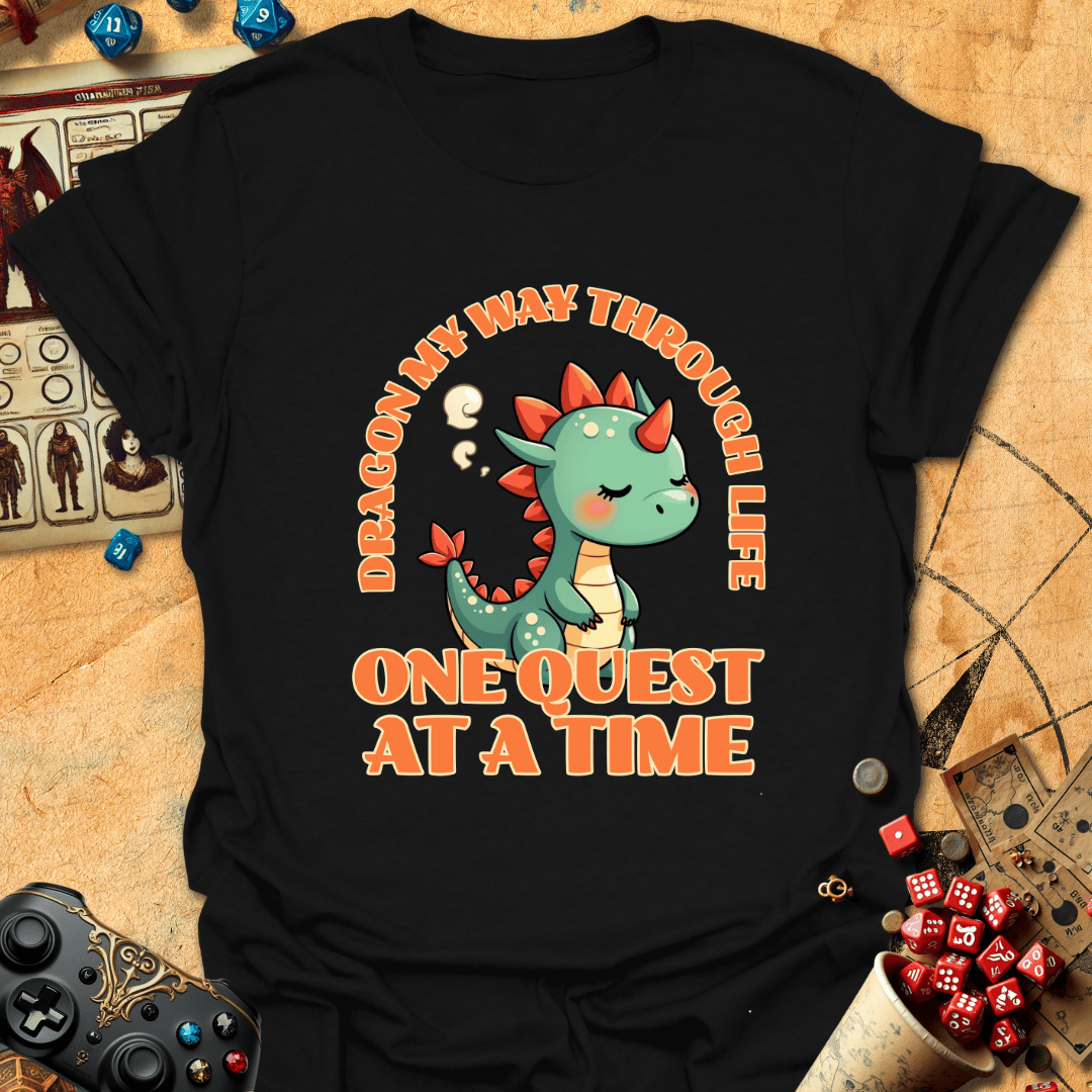 Dragon My Way Tee Gift For Tabletop Gamer