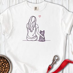 Yorkshire Terrier Hug Premium Tee Gift For Dog Lover