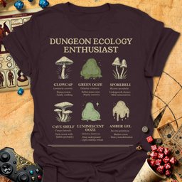 Dungeon Ecology Tee Gift For Tabletop Gamer