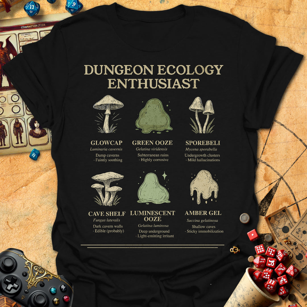 Dungeon Ecology Tee Gift For Tabletop Gamer