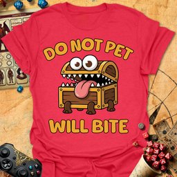Do Not Pet Tee Gift For Tabletop Gamer