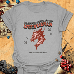 Born To Quest Tee Gift For Tabletop Gamer