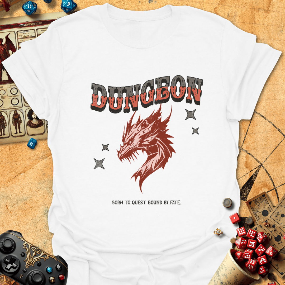 Born To Quest Tee Gift For Tabletop Gamer