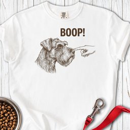 Schnauzer Boop Premium Tee Gift For Dog Lover