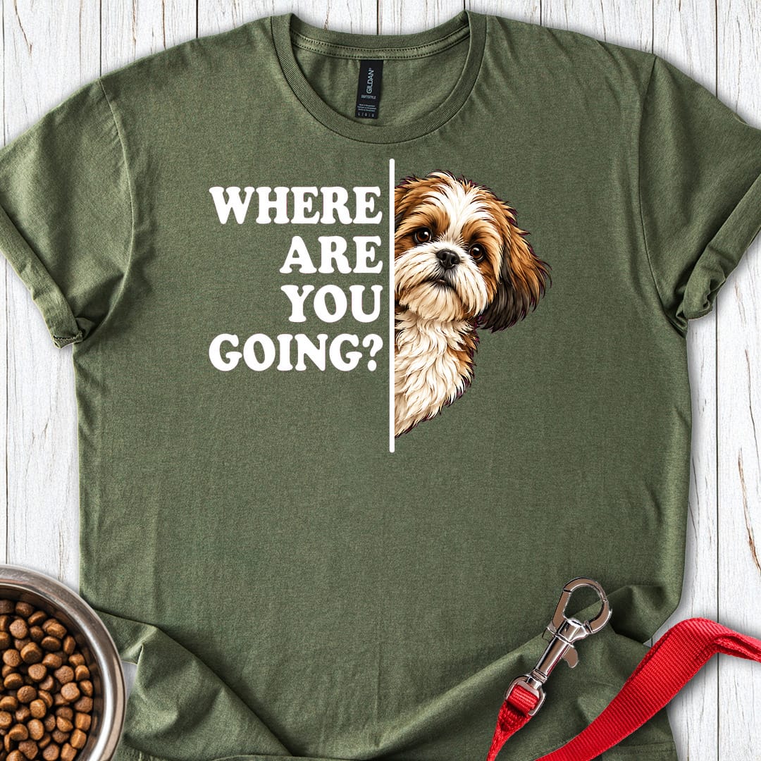 Shih Tzu Alert T Shirt Gift For Dog Lover