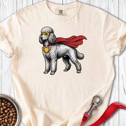Standard Poodle Superhero Premium Tee Gift For Dog Lover