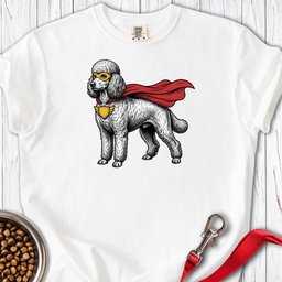 Standard Poodle Superhero Premium Tee Gift For Dog Lover