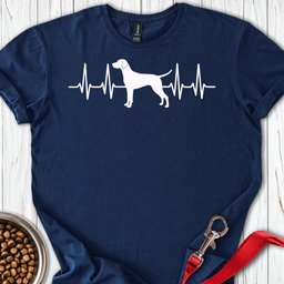 Vizsla Heartbeat T Shirt Gift For Dog Lover