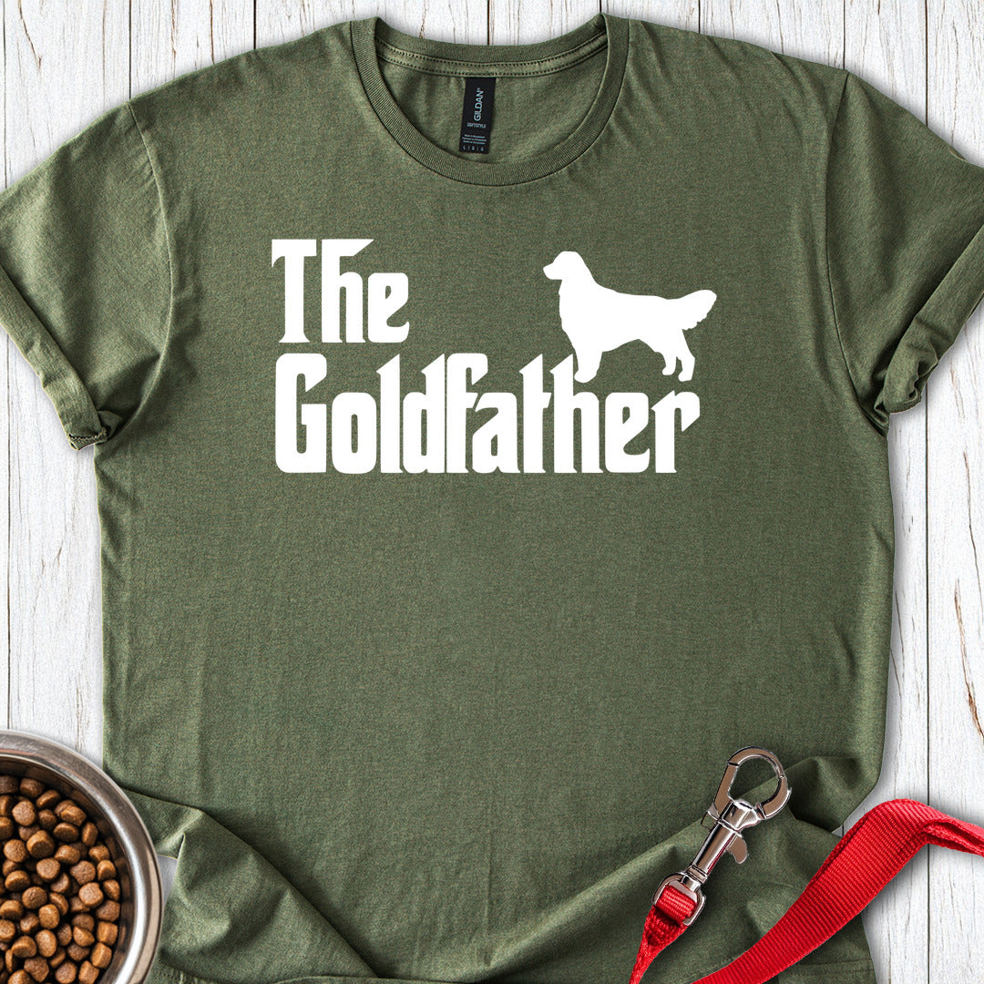 The Goldfather Golden Retriever T Shirt Gift For Dog Lover