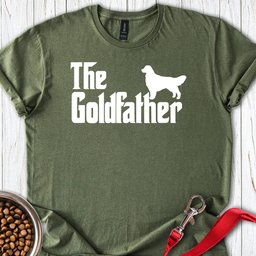 The Goldfather Golden Retriever T Shirt Gift For Dog Lover