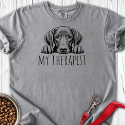 Vizsla My Therapist Premium Tee Gift For Dog Lover