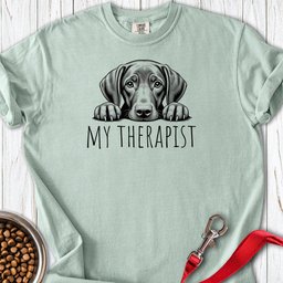Vizsla My Therapist Premium Tee Gift For Dog Lover