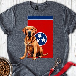 Tennessee Fox Red Labrador T Shirt Gift For Dog Lover