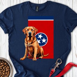 Tennessee Fox Red Labrador T Shirt Gift For Dog Lover