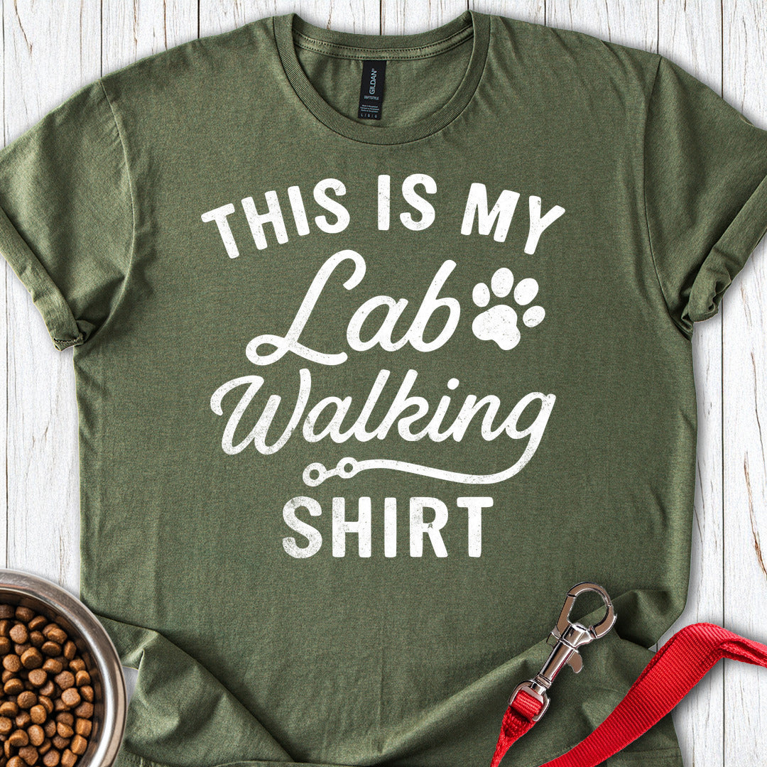 This Is My Lab Walking T Shirt Gift For Dog Lover