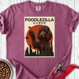 Standard Poodle Poodlezilla Chocolate Premium Tee Gift For Dog Lover