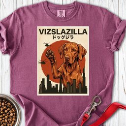 Vizsla Vizslazilla Premium Tee Gift For Dog Lover