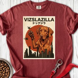 Vizsla Vizslazilla Premium Tee Gift For Dog Lover