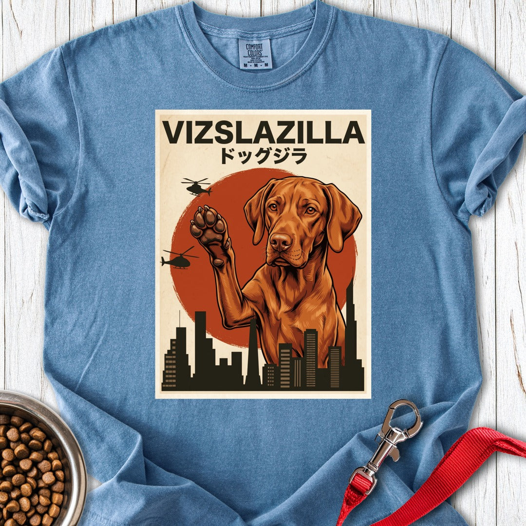 Vizsla Vizslazilla Premium Tee Gift For Dog Lover