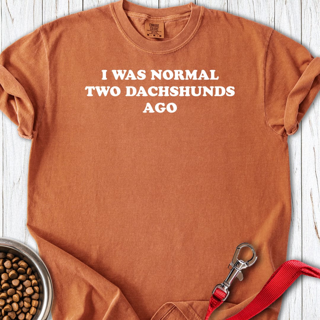 Two Dachshunds Premium Tee Gift For Dog Lover
