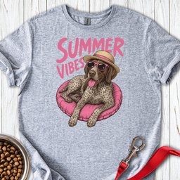 Summer Vibes German Shorthaired Pointer T Shirt Gift For Dog Lover