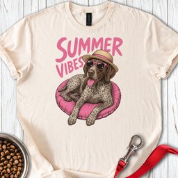 Summer Vibes German Shorthaired Pointer T Shirt Gift For Dog Lover