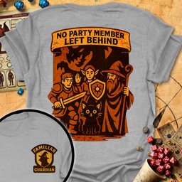 Familiar Guardian Tee Gift For Tabletop Gamer