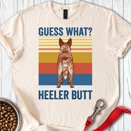 Red Heeler Butt T Shirt Gift For Dog Lover