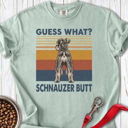 Schnauzer Butt Premium Tee Gift For Dog Lover