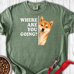 Shiba Inu Where Are You Going Premium Tee Gift For Dog Lover