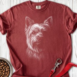 Yorkshire Terrier Engraved Premium Tee Gift For Dog Lover