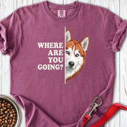 Red And White Husky Alert Premium Tee Gift For Dog Lover
