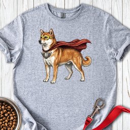 Shiba Inu Superhero T Shirt Gift For Dog Lover