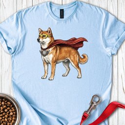 Shiba Inu Superhero T Shirt Gift For Dog Lover