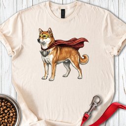 Shiba Inu Superhero T Shirt Gift For Dog Lover