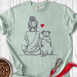 Pitbull Hug Premium Tee Gift For Dog Lover