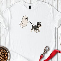 Schnauzer Halloween T Shirt Gift For Dog Lover