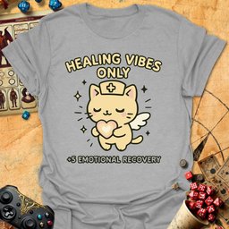 Healing Vibes Tee Gift For Tabletop Gamer