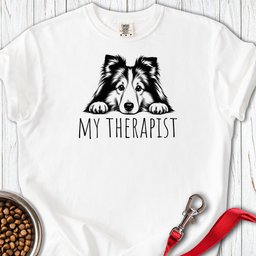 Shetland Sheepdog My Therapist Premium Tee Gift For Dog Lover