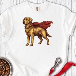 Yellow Labrador Superhero Premium Tee Gift For Dog Lover