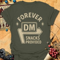 Forever DM Tee Gift For Tabletop Gamer
